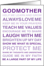 For Godmother - Will you be my Godmother? - From Godchild card