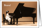 Bravo  To Young Girl  Congratulations  Piano Recital  Custom Title card