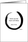 Zen Saying on the Heart card