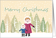 Merry Christmas- Christmas wishes with children card
