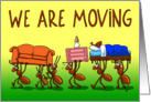 Moving Ants New Address Announcement card