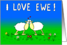 I Love Ewe! Valentine’s Day card