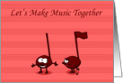 Let’s Make Music Together Valentine’s Day card