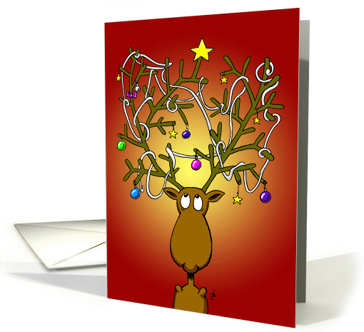 Decorated Reindeer card (1341164)