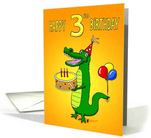 Happy 3rd Birthday card (1347920)