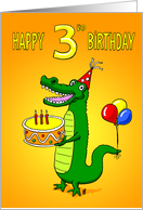 Happy 3rd Birthday card