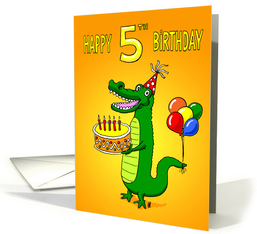 Happy 5th Birthday card (1347924)
