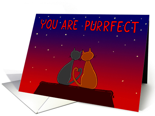 You Are Purrfect Valentine's Day card (1354010)