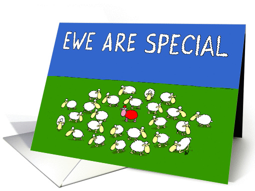 Ewe Are Special Valentine's Day card (1354014)