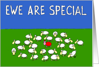 Ewe Are Special Valentine’s Day card