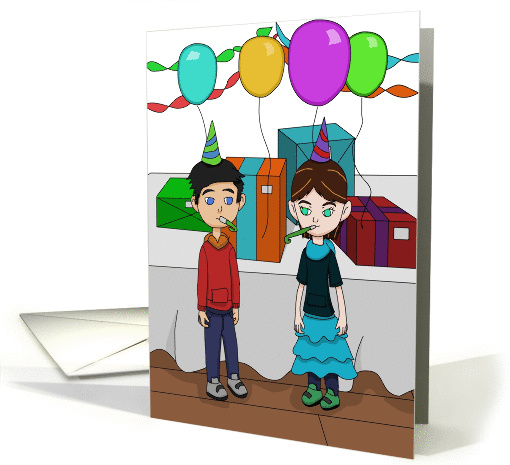 Happy Birthday from a friend card (1341656)