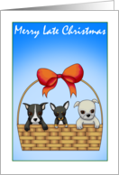 Belated Merry Christmas card
