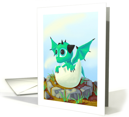 New Baby Congratulations Dragon card (1418560)
