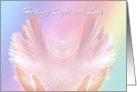 Healing Light and Love - Get Well - Feel Better card