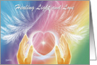 Healing Light and Love - Get Well - Feel Better card