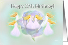 Eleventh Birthday Fairy Wishes for 11 Years Old Today card