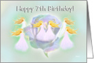 Seventh Birthday Fairy Wishes for 7 Years Old Today card