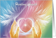 Healing Angels - Get Well - Feel Better card