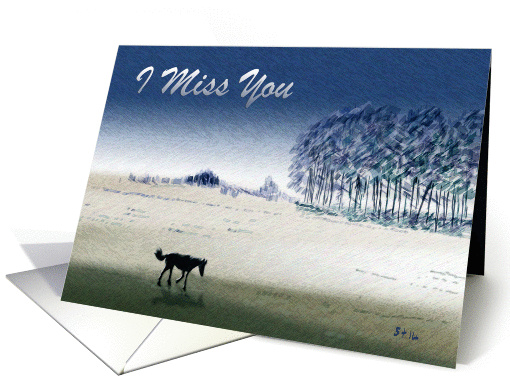 Missing you, Without you, a card to say how much I miss... (1343758)