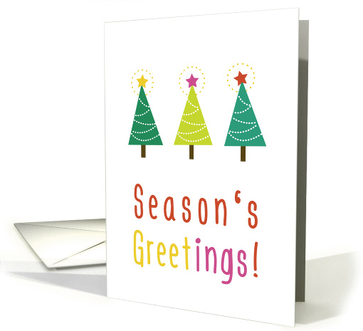 Season's Greetings Christmas card (1341804)