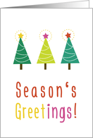 Season’s Greetings Christmas Card