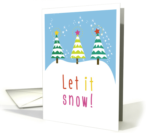 Let it snow! Christmas card (1341856)