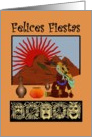 Felices Fiestas - Happy holidays in Spanish - General - Mayan Art card