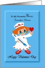 Custom / Nurse Valentine - Happy Valentine’s Day / Cartoon Nurse card