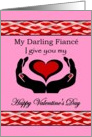 Fianc Happy Valentine’s Day - Hands card