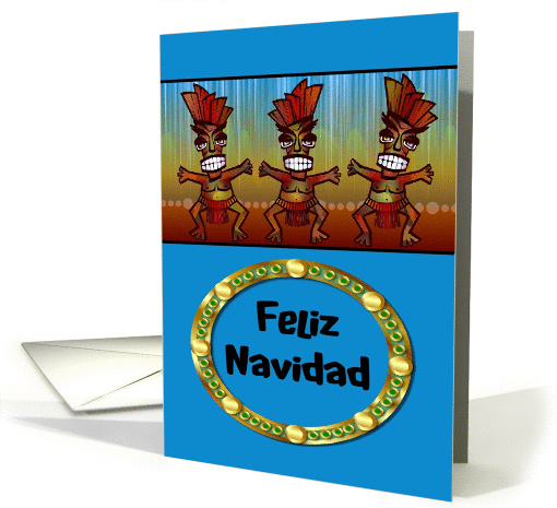 Feliz Navidad - Merry Christmas - General - Loincloth Dancers card