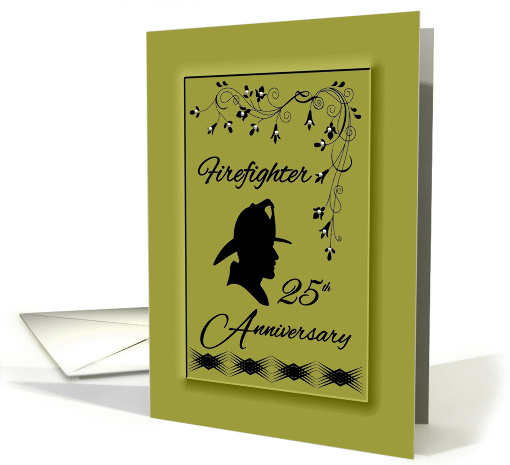 Firefighter- 25th Anniversary - Flourish with Black... (1347934)