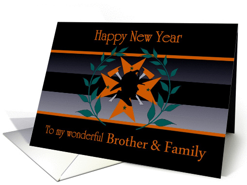 Brother Firefighter and Family - Happy New Year - Fireman... (1350328)