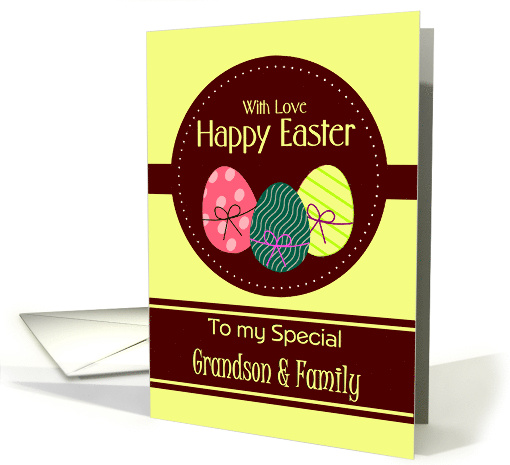 Grandson and Family Happy Easter - Digital Art - Colorful... (1352128)