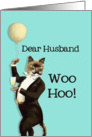 Dear Husband, You’re the Cat’s Whiskers, Happy Birthday card