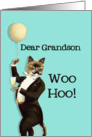 Dear Grandson, You’re the Cat’s Whiskers, Happy Birthday card