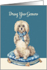 I’m sorry in Cornish, Drog Yw Genev, Sweet Vintage Dog card