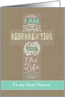 Customize for any relation, Christian Easter Card, Cross card