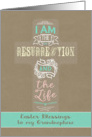 Easter Blessings to my Grandnephew, Cross, Word Art card