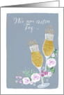 Invitation Wedding Anniversary, German, Einladung Hochzeitstag card