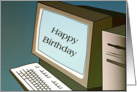 Happy Birthday, Computer card