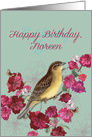 Happy Birthday, Noreen card