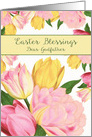 Dear Godfather, Easter Blessings, Tulips card