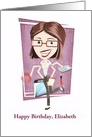 Customizable, Happy Birthday, Office Manager card
