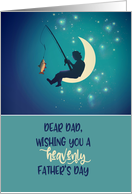 Dear Dad, Wishing you a heavenly Father’s Day, Fisherman card
