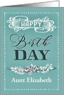 Customize for any Recipient, Retro Birthday Card, Mint card