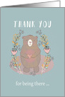 Thank You for Listening, Bear, Illustration card