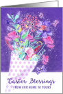 From our Home to Yours, Easter Blessings, Bouquet Spring Flowers card