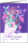 Dear Niece, Easter Blessings, Bouquet Spring Flowers card
