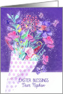 Dear Nephew, Easter Blessings, Bouquet Spring Flowers card