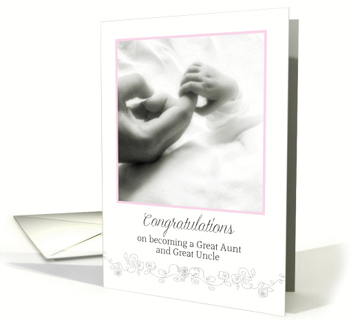 Congratulations on becoming a Great Aunt and Great Uncle,... (1349152)